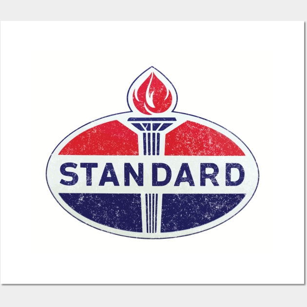 Standard Oil - vintage logo Wall Art by BodinStreet